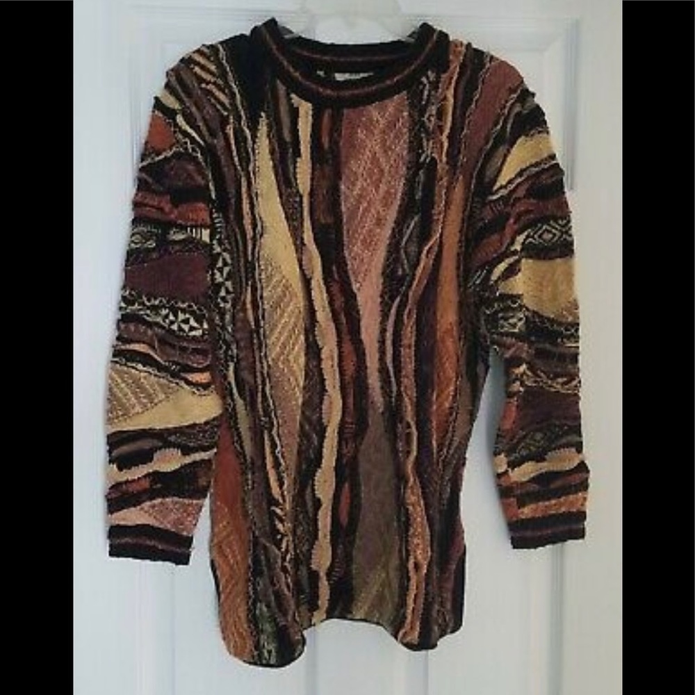 COOGI Australia Classic Multicolor, 3D Sweater, US Size Small
